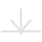 Ekena Millwork Kennewick Architectural Grade PVC Gable Bracket, 84"W x 49"H x 2"D x 4"F, 14/12 Pitch GBP084X49X0204KEN00 - alternate 3